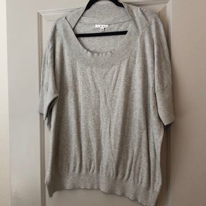 Cabi gray short sleeve sweater